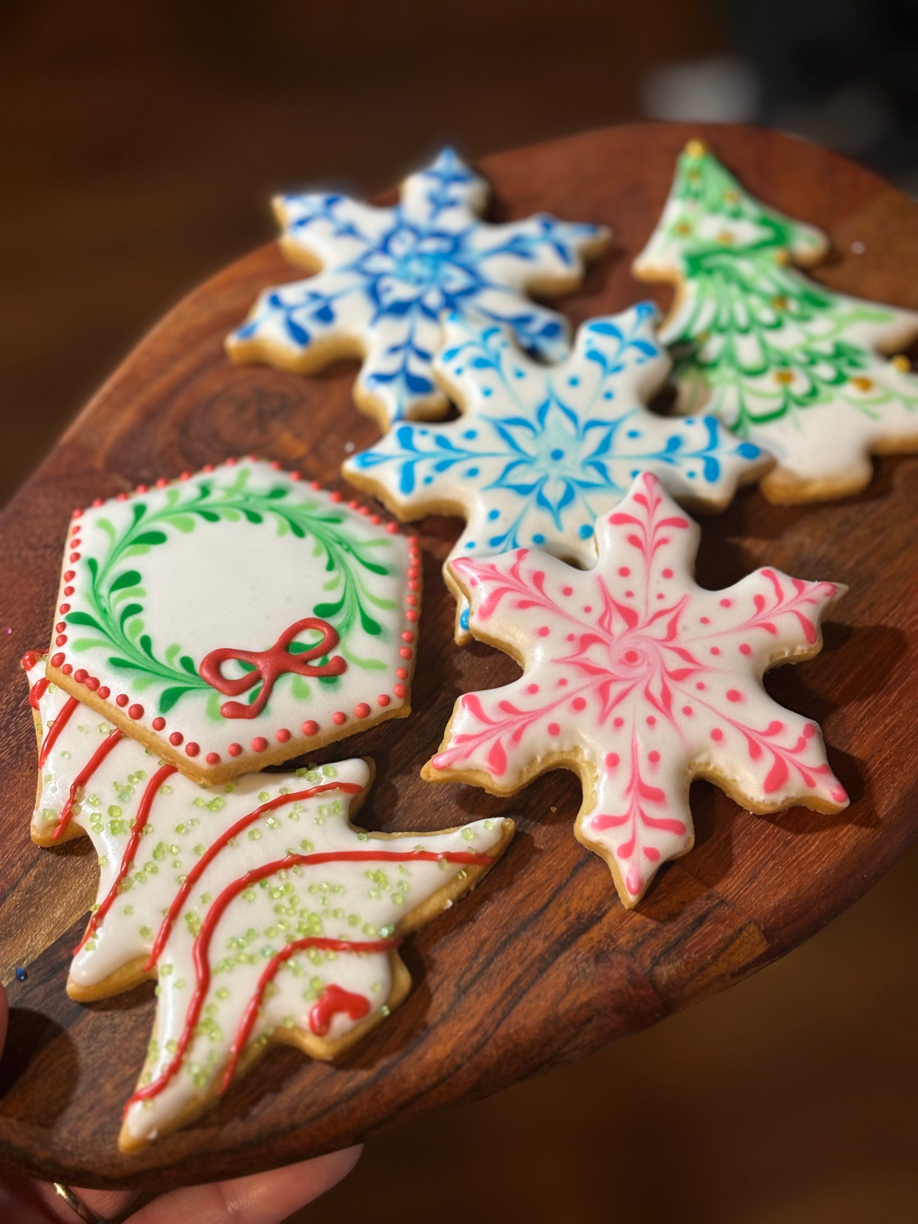 Holiday Decorated Sugar Cookies